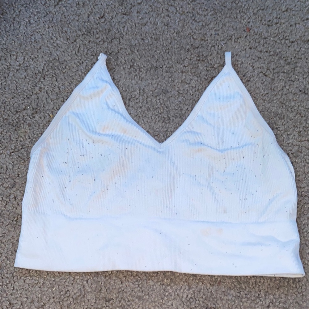 white tank top